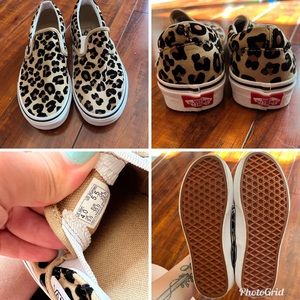 Cheetah van sneakers, slip ons